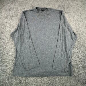 SKIMS‎ Mens Long Sleeve Lounge TShirt Grey Heather Modal Cotton Blend Size M
